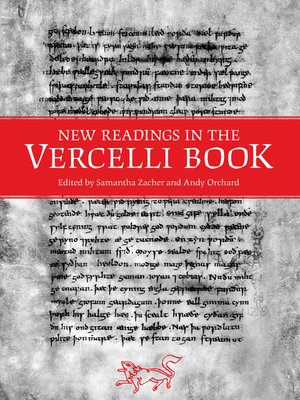 cover image of New Readings in the Vercelli Book